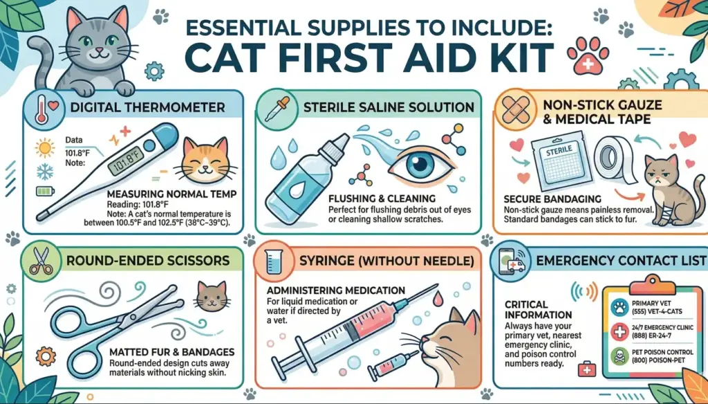 Essential Cat First Aid Kit