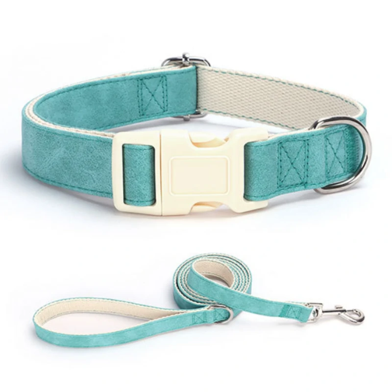 Dog Collar Harness And Leash Set (6)